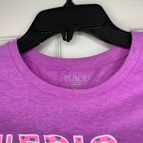 Purple children’s place graphic short sleeve tee - Picture 2 of 2